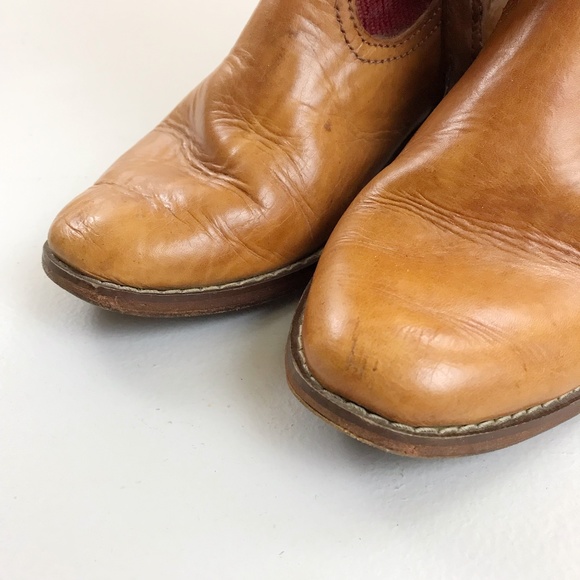 VINTAGE Moroccan Kilim Woven Wool Leather Boots SZ 37 Boho Gypsy Handmade - Picture 5 of 15